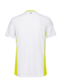 Tennisshirt HEAD Men Club Tech White Yellow