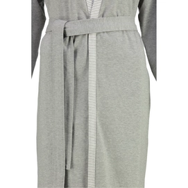 Badjas Lago 813 Uni Kort Kimono Women Grijs