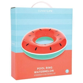 Opblaaswatermeloen Sunnylife Pool Ring