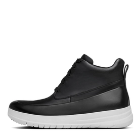 Sneaker FitFlop Sporty-Pop™ High-Top Leather Black