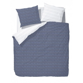 Housse de Couette Marc O'Polo Arvika Bleu Satin de Coton
