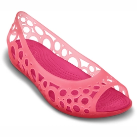 Ballerina Crocs Adrina Flat Coral/Candy Pink