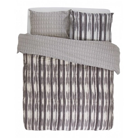 Taies d'oreiller Essenza Berber Anthracite Satin de Coton (65 x 65 cm)