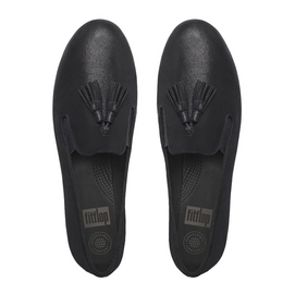 Sneaker FitFlop Tassel Superskate™ Suede Black Glimmer