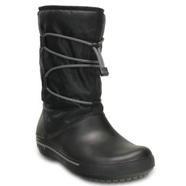 Snowboot Crocs Crocband 2.5 inch Boot Women Black Charcoal