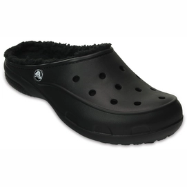 Klomp Crocs Freesail Plush Fuzz Lined Black/Black