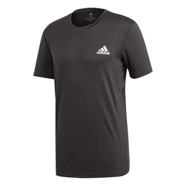 Tennisshirt Adidas Men Escouade Tee Black White