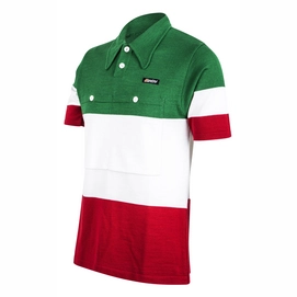 Fietsshirt Santini Eroica Short Sleeve Jersey Italia Multi