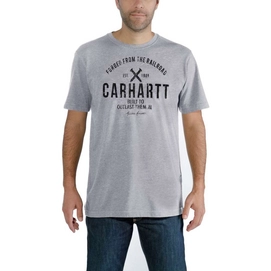 T-Shirt Carhartt Men Emea Outlast Graphic S/S Heather Grey