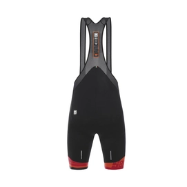 Fietsbroek Santini Men Ace Bibshorts Git Evo Pad Red