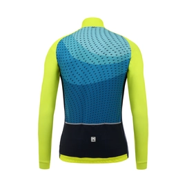 Fietsshirt Santini Men Ocean Winter Flashy Yellow