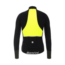 Fietsshirt Santini Men Vega 20 Rain Flashy Yellow