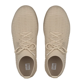 FitFlop Men Uberknit™ Slip On High Top Sneaker In Waffle Knit Light Sand