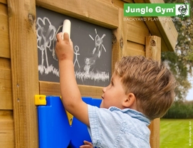 Speelset Jungle Gym Jungle Playhouse + Platform L Geel