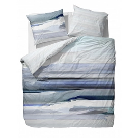 Taies d'oreiller Essenza Mooa Blue Satin (50 x 75 cm)
