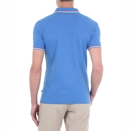 Polo Napapijri Men Taly SS Stripe Light Blue
