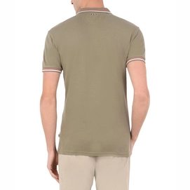 Polo Napapijri Men Taly SS Stripe Khaki