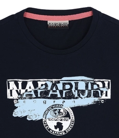T-Shirt Napapijri Kids Shadow Blu Marine