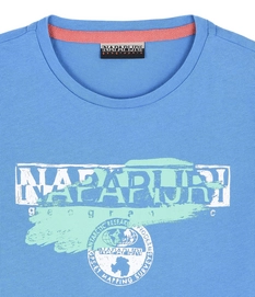 T-Shirt Napapijri Kids Shadow Light Blue