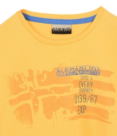 T-Shirt Napapijri Kids Stok Yellow