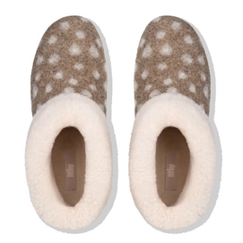 FitFlop Sarah™ Shearling Dots Taupe