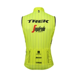 Fietsjack Santini Men Trek-Segafredo Fine Light Windvest Yellow Fluo
