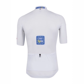 Fietsshirt Santini Giro d'Italia White Jersey Replica Short Sleeve 2016