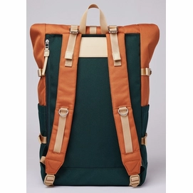 3---Rugzak Sandqvist Bernt Multi Dark Green Orange-3