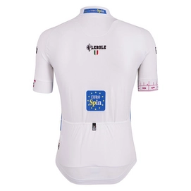Fietsshirt Santini Giro d'Italia White Jersey Replica Short Sleeve 2015