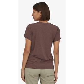 3---T-Shirt Patagonia Women Cap Cool Daily Graphic Shirt Ridge Rise Stripe Cone Brown X-Dye-4