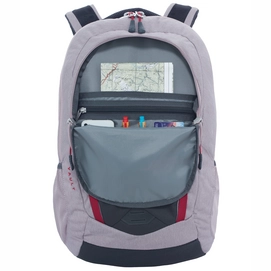 Rugzak The North Face W Vault Quail Grey Heather Cerise Pink