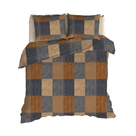 3---TEXTAP Condotti flanel bruin-terra HR