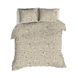 3---TEXTAP Winterblossom flanel beige-taupe HR