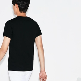 T-Shirt Lacoste Oversized Krokodil Noir Blanc