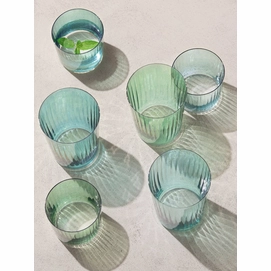 3---Tumbler L.S.A. Gems Glas Groen 310 ml (4-Delig)-3