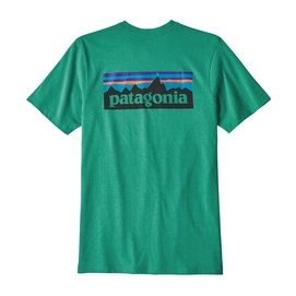 T-shirt Patagonia Men's P-6 Logo Responsibili-Tee Beryl Green