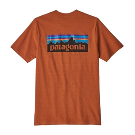 T-shirt Patagonia Men's P-6 Logo Responsibili-Tee Copper Ore