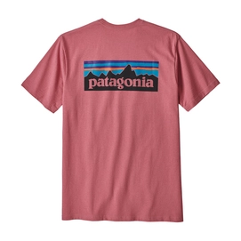 T-Shirt Patagonia Men's P-6 Logo Responsibili-Tee Sticker Pink