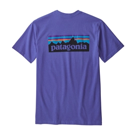 T-Shirt Patagonia Men's P-6 Logo Responsibili-Tee Violet Blue