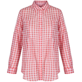 Blouse Regatta Womens Mondara Deep Coral Gingham