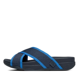 Sandaal FitFlop Surfer™ Slide Textile Men Marine Blue
