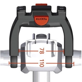 Klickfix Stuurhouder CC-100 E-Bike Inclusief Slot