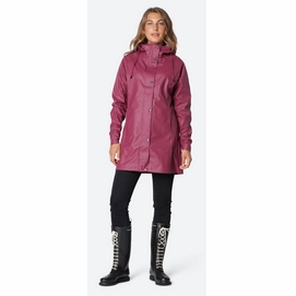 3---Regenjas Ilse Jacobsen Women RAIN87 Maroon