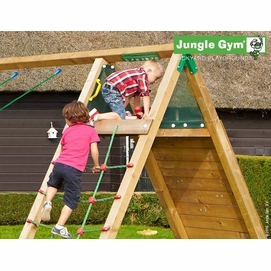 Speelset Jungle Gym Jungle Hut + Climb X'tra Geel