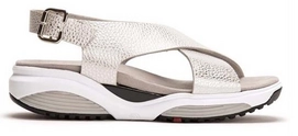 Sandale Xsensible Stretchwalker Corfu 30036.5 Silver Damen