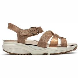 Sandale Xsensible Rhodos Damen Bronze Metallic-Schuhgröße 36