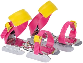 Gleitschuhe Nijdam Uni Rosa Gelb Kinder