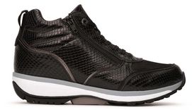 Sneaker Xsensible Stretchwalker Women Laviano Black Croco