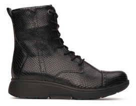 Enkellaars Xsensible Stretchwalker Women Aosta Black Croco
