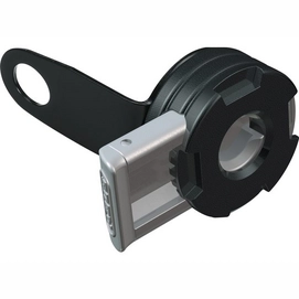 Kabelslot Abus 8960/110 Steel-O-Flex Zwart + FL Houder